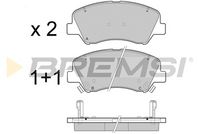 BREMSI BP3470 - Juego de pastillas de freno