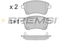 BREMSI BP3486 - Juego de pastillas de freno