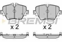 BREMSI BP3643 - Lado de montaje: Eje trasero<br>Suspensión: para vehículos con técnica M<br>Lado de montaje: Eje trasero<br>Frenos: para vehículos con freno de alto rendimiento M<br>Ancho [mm]: 111<br>Espesor [mm]: 17<br>Altura 1 [mm]: 73<br>Altura 2 [mm]: 66<br>Contacto avisador de desgaste: preparado para indicador desgaste<br>Artículo complementario/Información complementaria: con accesorios<br>Sistema de frenos: TRW<br>Artículo complementario / información complementaria 2: con tornillos pinza freno<br>Artículo complementario / información complementaria 2: Chapa antichirridos<br>Número de WVA: 21474<br>Número de WVA: 21475<br>