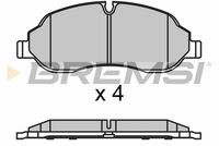 BREMSI BP3651 - Juego de pastillas de freno