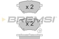 BREMSI BP3561 - Juego de pastillas de freno