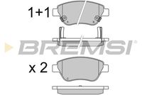 BREMSI BP3577 - Juego de pastillas de freno