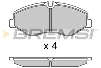 BREMSI BP3733 - Juego de pastillas de freno