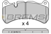 BREMSI BP3752 - Juego de pastillas de freno