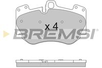 BREMSI BP3611 - Juego de pastillas de freno