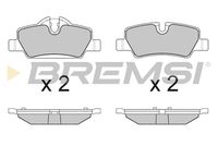 BREMSI BP3632 - Juego de pastillas de freno