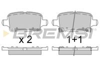 BREMSI BP3803 - Juego de pastillas de freno