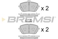 BREMSI BP3853CE - Juego de pastillas de freno