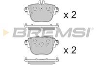 BREMSI BP3859 - Longitud [mm]: 141,9<br>Altura [mm]: 96,1<br>Espesor [mm]: 17,9<br>Sistema de frenos: Brembo<br>Lado de montaje: Eje delantero<br>