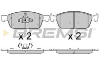 BREMSI BP3751 - Juego de pastillas de freno