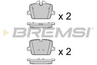 BREMSI BP3914 - Altura [mm]: 84,8<br>Espesor [mm]: 19,2<br>Sistema de frenos: Ate - Teves<br>Longitud [mm]: 219<br>Lado de montaje: Eje delantero<br>