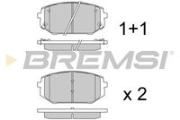 BREMSI BP3927 - Sistema de frenos: MANDO<br>Lado de montaje: Eje delantero<br>Altura [mm]: 61<br>Longitud [mm]: 137,8<br>Espesor [mm]: 16,6<br>Número de WVA: 24501<br>Número de WVA: 24502<br>Número de WVA: 24503<br>