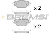 BREMBO P68050 - Juego de pastillas de freno - PRIME LINE