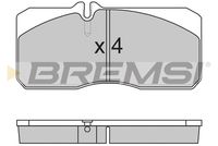 BREMSI BP7267 - Juego de pastillas de freno