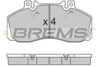 BREMSI BP7289 - Juego de pastillas de freno