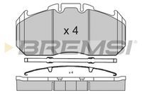 BREMSI BP7310 - Sistema de frenos: HALDEX<br>Lado de montaje: Eje delantero<br>Lado de montaje: Eje trasero<br>Altura [mm]: 105<br>Longitud [mm]: 247,4<br>Espesor [mm]: 30<br>Número de WVA: 29143<br>