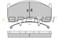 BREMSI BP7320 - Juego de pastillas de freno