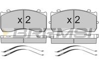 BREMSI BP7321 - Sistema de frenos: KNORR<br>Lado de montaje: Eje delantero<br>Altura [mm]: 92,5<br>Longitud [mm]: 210<br>Espesor [mm]: 30<br>Número de WVA: 29165<br>