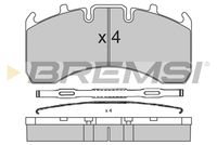 BREMSI BP7323 - Juego de pastillas de freno