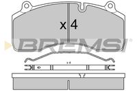 BREMSI BP7333 - Juego de pastillas de freno