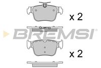 BREMSI BP3925 - Juego de pastillas de freno