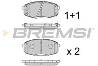 BREMSI BP3941 - Juego de pastillas de freno