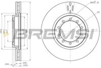 BREMSI CD5182V - Disco de freno