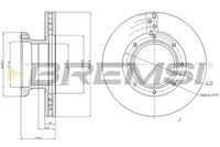 BREMSI CD5187V - Disco de freno