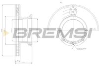 BREMSI CD5188V - Disco de freno