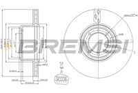 BREMSI CD5321V - Lado de montaje: Eje delantero<br>Diámetro exterior [mm]: 290<br>Tipo de disco de frenos: ventilado<br>Espesor de disco de frenos [mm]: 28<br>Espesor mínimo [mm]: 25<br>Número de orificios: 9<br>Par apriete [Nm]: 120<br>