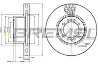 BREMSI CD5324V - Disco de freno