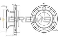 BREMSI CD5336V - Disco de freno