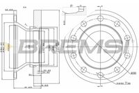 BREMSI CD5337S - Lado de montaje: Eje trasero<br>Número de PR: 2EE<br>Número de PR: 1KZ<br>Número de PR: 1KY<br>Tipo de disco de frenos: ventilación interna<br>Espesor de disco de frenos [mm]: 28<br>Número de orificios: 5<br>Altura [mm]: 74<br>Diámetro de centrado [mm]: 85<br>Diámetro exterior [mm]: 330<br>Procesamiento: altamente carbonizado<br>Superficie: revestido<br>Espesor mínimo [mm]: 26<br>Par apriete [Nm]: 160<br>