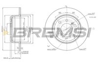 BREMSI CD6002S - Disco de freno