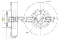 BREMSI CD6012S - Disco de freno