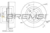 BREMSI CD6051S - Lado de montaje: Eje delantero<br>Tipo de disco de frenos: ranurado<br>Tipo de disco de frenos: ventilación interna<br>Espesor de disco de frenos [mm]: 20,5<br>Número de orificios: 4<br>Artículo complementario / información complementaria 2: con tornillos<br>Altura [mm]: 27<br>Diámetro de centrado [mm]: 66<br>Diámetro exterior [mm]: 266<br>Superficie: revestido<br>Espesor mínimo [mm]: 18,6<br>Par apriete [Nm]: 90<br>