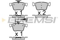 BREMBO P85162 - Juego de pastillas de freno - PRIME LINE