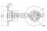 BREMSI CD6084S - Disco de freno