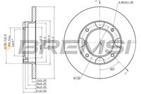 BREMSI CD6087S - Disco de freno