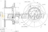 BREMSI CD6089S - Disco de freno