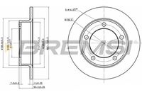 BREMSI CD6092S - Disco de freno