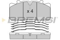 BREMSI BP7285 - Juego de pastillas de freno