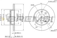 BREMSI CD6116S - Lado de montaje: Eje delantero<br>Diámetro exterior [mm]: 236<br>Espesor de disco de frenos [mm]: 10<br>Espesor mínimo [mm]: 8<br>Tipo de disco de frenos: macizo<br>Número de orificios: 6<br>Par apriete [Nm]: 10<br>