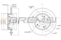 BREMSI CD6124S - Lado de montaje: Eje trasero<br>año construcción desde: 07/1995<br>Tipo de disco de frenos: macizo<br>Tipo de disco de frenos: ranurado<br>Espesor de disco de frenos [mm]: 9<br>Número de orificios: 5<br>Artículo complementario / información complementaria 2: con tornillos<br>Altura [mm]: 55<br>Diámetro de centrado [mm]: 67<br>Diámetro exterior [mm]: 278<br>Superficie: revestido<br>Espesor mínimo [mm]: 7,3<br>Par apriete [Nm]: 110<br>