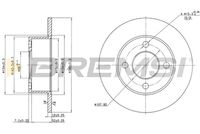 BREMSI CD6128S - Lado de montaje: Eje delantero<br>Tipo de disco de frenos: ventilación interna<br>Espesor de disco de frenos [mm]: 22<br>Número de orificios: 4<br>Altura [mm]: 46<br>Diámetro de centrado [mm]: 68<br>Diámetro exterior [mm]: 256<br>Espesor mínimo [mm]: 20<br>Par apriete [Nm]: 120<br>