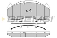 BREMSI BP7317 - Juego de pastillas de freno