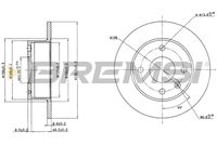 BREMSI CD6135S - Disco de freno