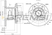 BREMSI CD6139S - Disco de freno