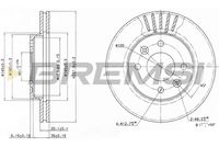 BREMSI CD6158V - Lado de montaje: Eje delantero<br>Diámetro exterior [mm]: 238<br>Espesor de disco de frenos [mm]: 12<br>Espesor mínimo [mm]: 10,6<br>Tipo de disco de frenos: macizo<br>Número de orificios: 4<br>Par apriete [Nm]: 8,5<br>