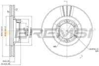 BREMSI CD6160V - Disco de freno